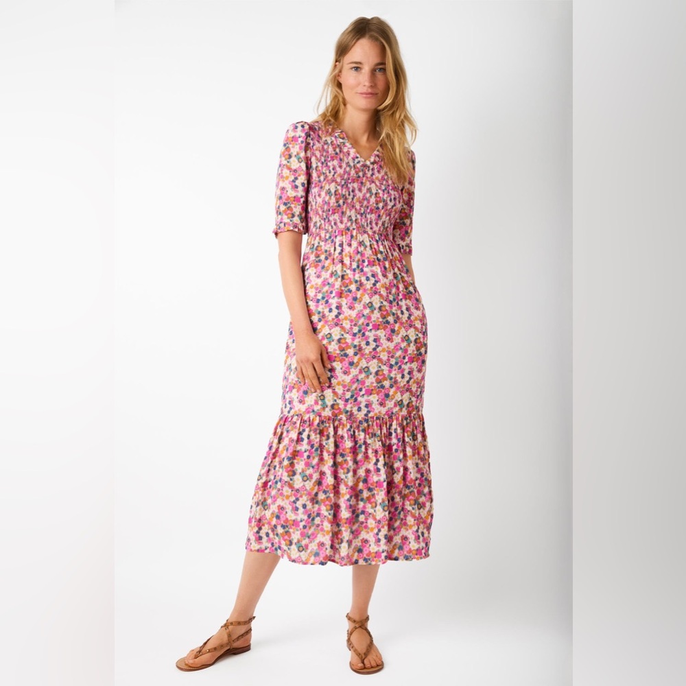 Wyse London Betty Ditsy Floral Midi Dress 6